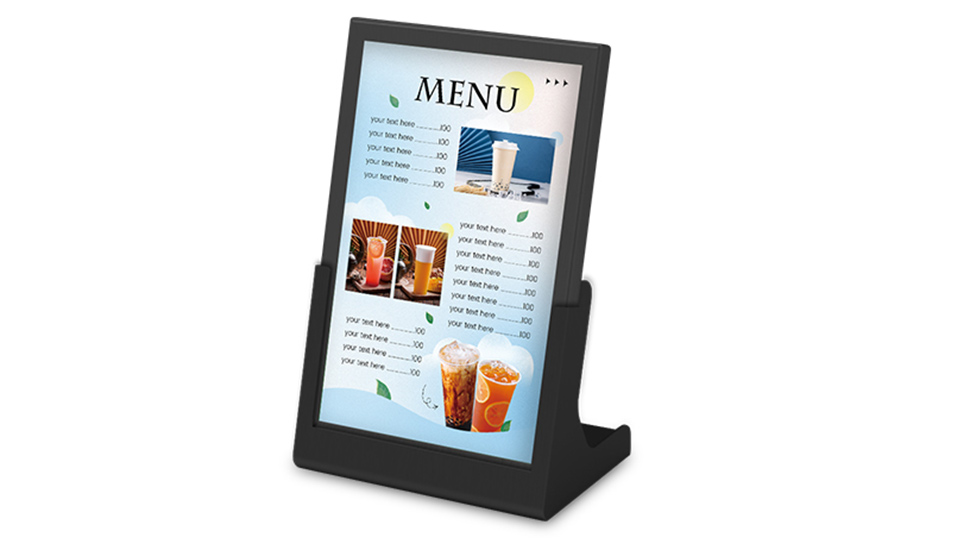 Pantalla publicitaria digital de escritorio 10.1”